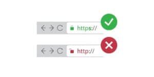 HTTPS with a Padlock Icon