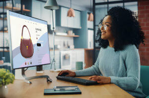 Online shopping of bags