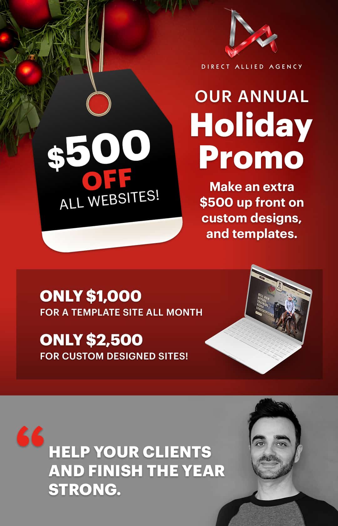 Direct Allied Annual Holiday Promo