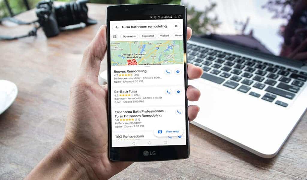google maps Reeves Remodeling